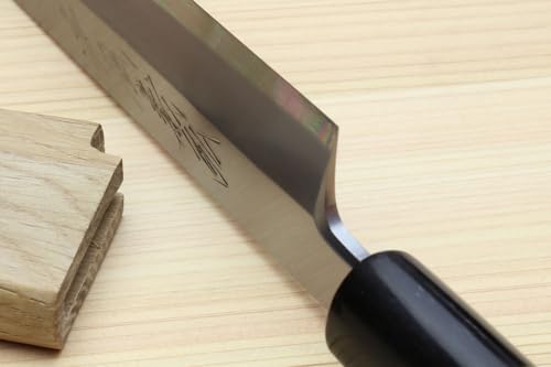 Shiroko High Carbon Steel Kasumi Yanagi Magnolia Handle Sushi Sashimi Chef Knife (11.8" / Magnolia Handle)