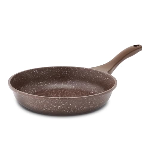 Nonstick Frying Pan Skillet (9.5 Inch / Toffee Brown)