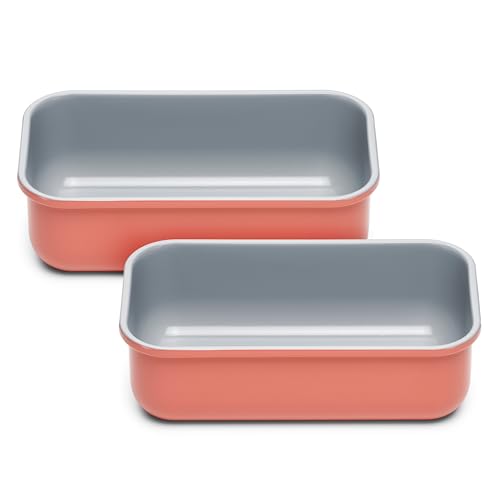 Non Stick Ceramic (Perracotta / 2x Loaf Pan (1lb))
