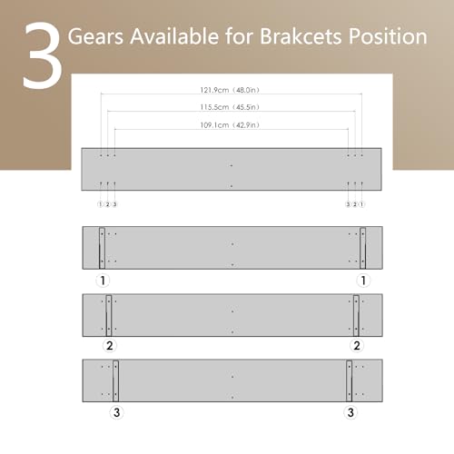 Long Wall Shelves (Natural / 55.1 Inch)