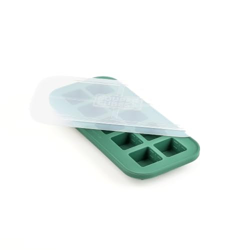 2 Tbsp Silicone Freezer Mold with Lid (1-Pack / Kale)