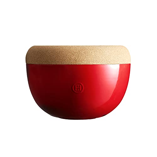 Deep Food Storage Bowl (Burgundy / 10.6" Dia)