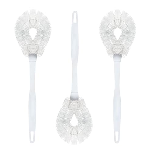 Toilet Bowl Brush Curved Head (Loop Style Bowl Brush / 3 Pack)