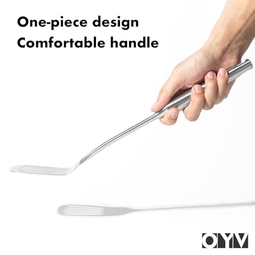 18 10 Stainless Steel Spatula Set (Brushed Silver)