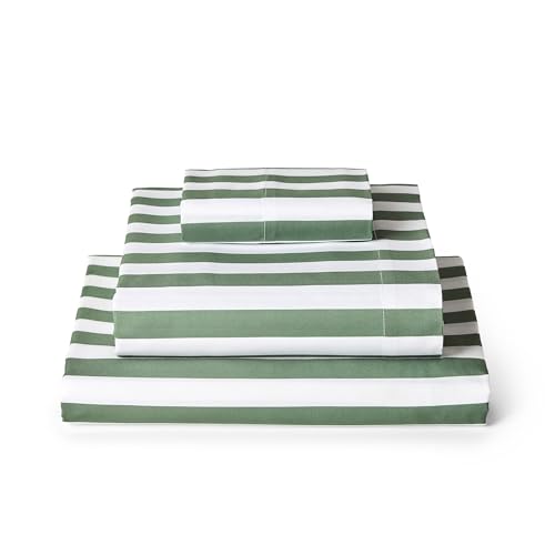 Iconic 3 Piece (3436 Oxford Stripe Sage / Twin XL)