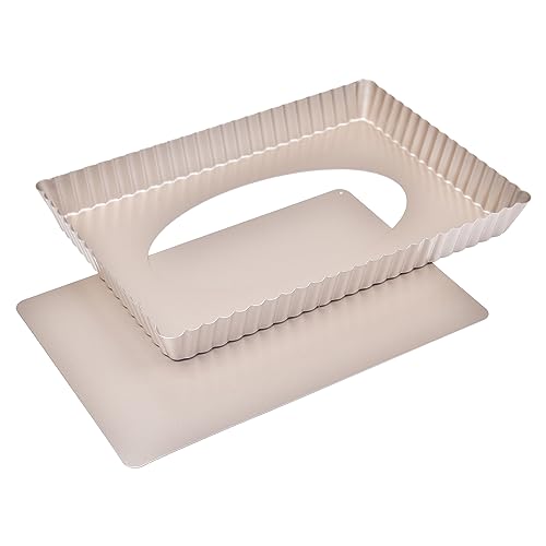 Rectangle Tart Pan (13" Rectangle (Champagne Gold))