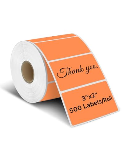3" x 2" Thermal Labels (3"x2" / Orange)