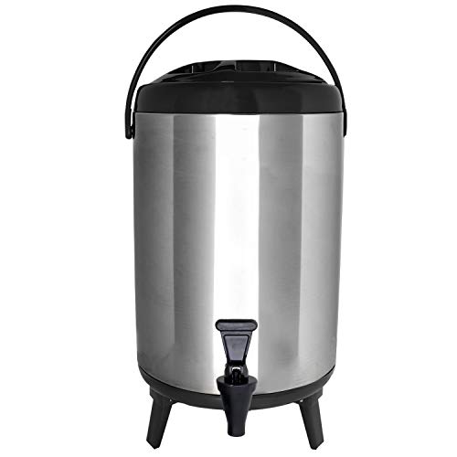 Stainless Steel Insulated Beverage Dispenser (12 Liter / Black)