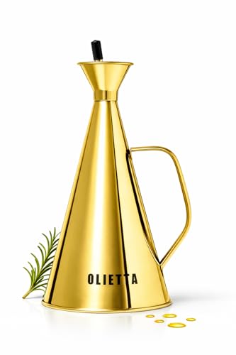 Olive Oil Dispenser Bottle (Gold / 25.4 Ounces)