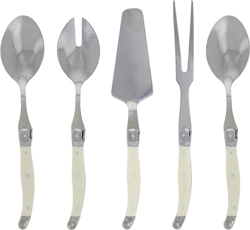 Laguiole 5 Piece Hostess Set (Faux Ivory)