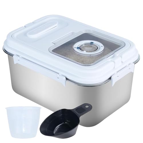 Stainless Steel Rice Container (20Lbs)