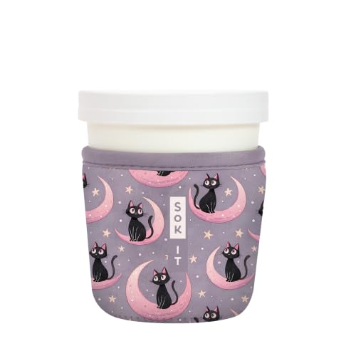 IceCreamSok Insulated Neoprene Cover (Crescent Kitty / Fits Tapered Pints)