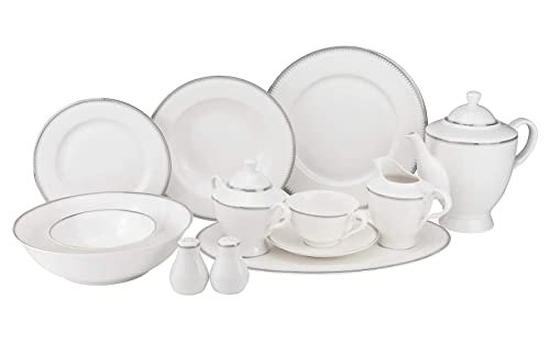 57 pc Banquet Dinnerware Set (Sherry)