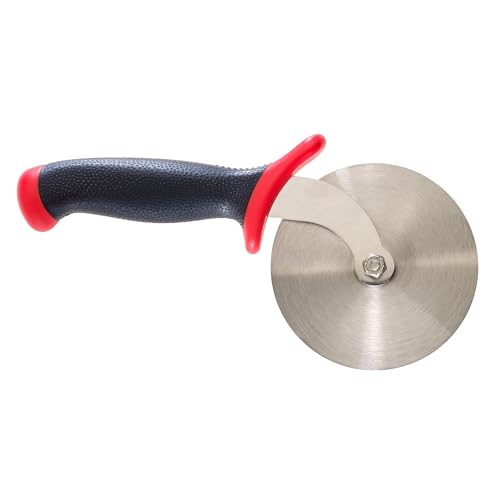 Millennia Pizza Cutter with Red Handle (4 Inch Pizza Cutter with Red Handle)