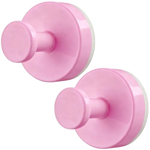 Suction Cup Hooks for Shower (Pink)