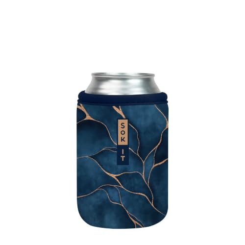 CanSok Sleeve for Beer & Soda Insulated Neoprene Cover (Midnight Hour / 12oz Can Sleeve)