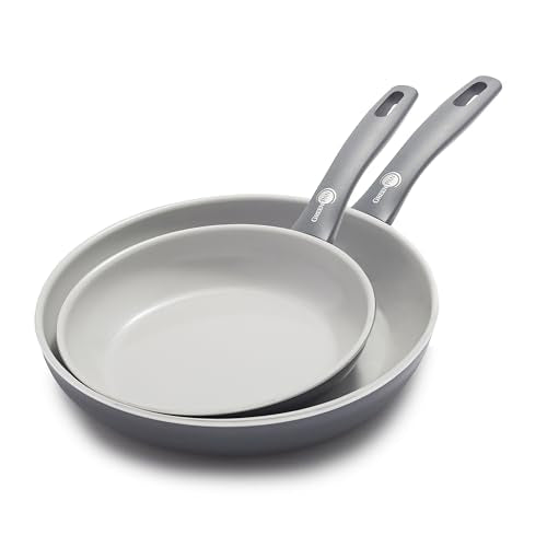 Dover 8" and 10" Frying Pan Skillet Set (8" and 10" Frying Pan Set / Gray)