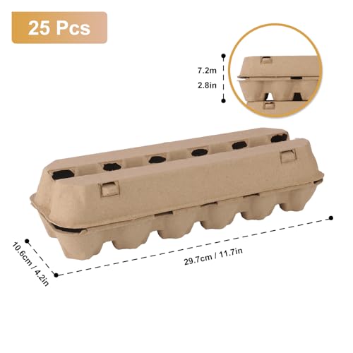 25 Pack Egg Cartons Bulk (Dozen)