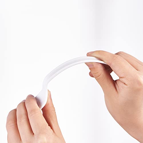 500 Count Heavy Duty White Plastic Tea Spoons Disposable Cutlery Party Utensils Heavyweight (tspoon)