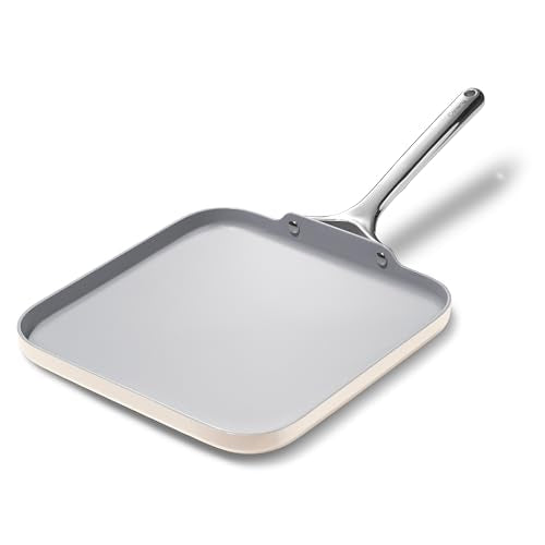 11" Non Stick Square Griddle Pan (Cream)