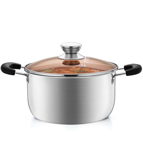 4 Qt Stockpot with Lid (4 Quarts)