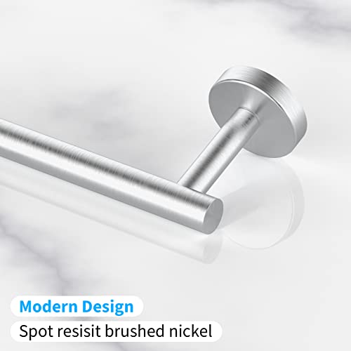 2 Pieces Brushed Nickel Bathroom Towel Bar (Brushed Nickel / 24inch)