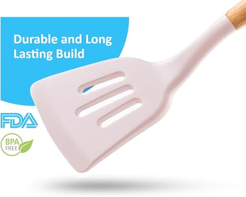 Silicone Cooking Utensils Set 6 Piece (White)