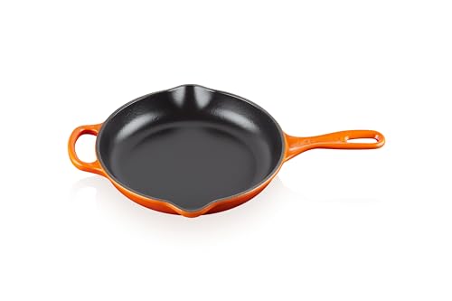 Enameled Cast Iron Signature Round Skillet (9" / Flame)