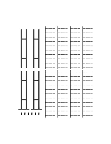 Ultra Wine Racks Floor (2 Side Double Deep)