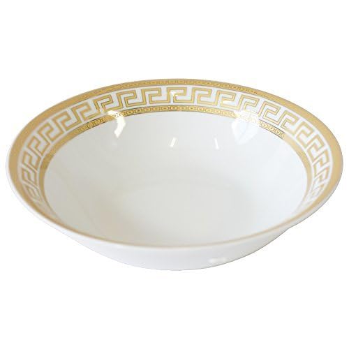 97 Piece Gold Dinnerware Set with 18 (97 Piece Service for 8)
