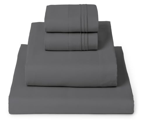Iconic 4 Piece (1394 Gray / Cal King - EXTRA DEEP pocket)