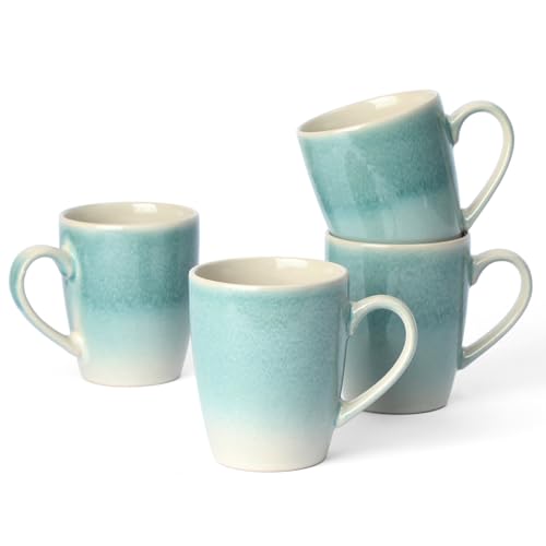 Coffee Mugs Set (4pcs / Glacier-Aqua)