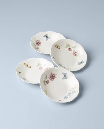 Butterfly Meadow Porcelain Fruit Bowls (Fruit Bowls, Set of 4)