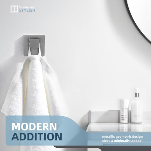 Bathroom Towel Hook (1 Pack / Gunmetal Gray)