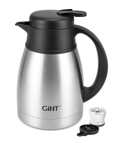 Insulated Coffee Carafe 34 Oz (Silver / 34 oz)
