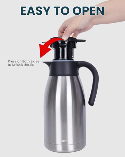 64Oz Thermal Coffee Carafe (Silver / 64.2 Ounces)