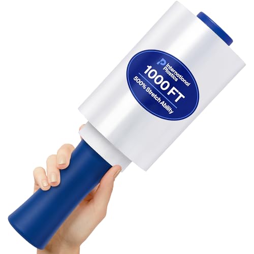 5'' Stretch Wrap with Rotating Handle for Moving