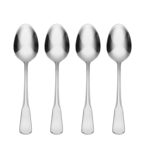 Colonial Boston Dinner Spoons Silverware Set for 4 (4 Piece / Dinner Spoons, Set of 4)