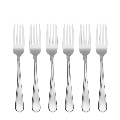 Flight Dinner Forks Silverware Set for 6 (Dinner Forks, Set of 6)