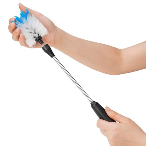 Stainless Steel Bottle Brush with Replaceable Head (White / 13-15 Inch (Pack of 2))