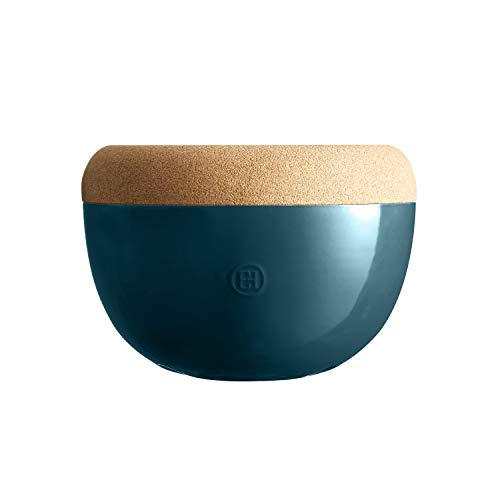 Ceramic Deep Food Storage Bowl (Blue Flame / 10.6" Dia)