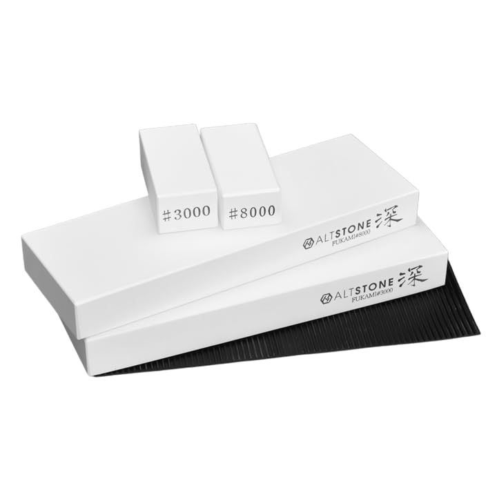 Whetstone Sharpening stone Fine 3000 and Super finishing 8000 w