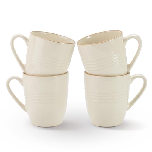Jupiter Coffee Mugs Set of 4 (4pcs / Jupiter-Vanilla White)