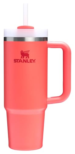 Quencher H2.0 Tumbler with Handle and Straw 30 oz (30 Ounces / Hot Coral)
