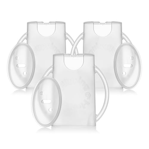 Squeeze Proof Food Pouch Holder for Toddlers (White 3 Pack)