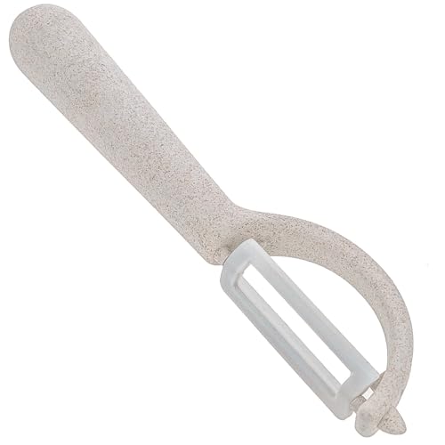Wheat Straw Vegetable Peeler with Ceramic Blade (Ceramic Vegetable Peeler / Cream)