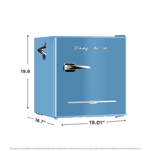 EFR176 1.6 cu. ft. Retro Bar Fridge with Side Bottle Opener (Blue)