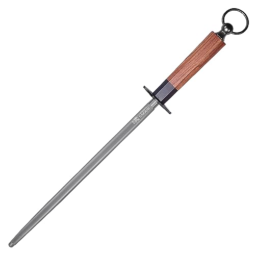 12 Inch Round Honing Steel for Knives (Round Sharpening Rod / 12 inch)