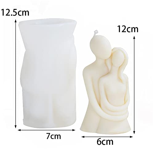 Girl Body Resin Couple Candle Mold (RX-68)