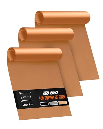 3 Pack Oven Liners for Bottom of Oven (3 Count)
